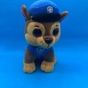Paw patrol Beenie Boo Chase- TY, no tags, excellent condition, 6” height blue